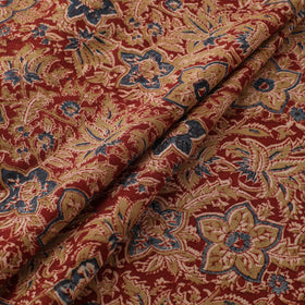 Pedana Hand Block Print Natural Dyed Cotton Kalamkari Fabric 01