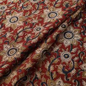 Pedana Hand Block Print Natural Dyed Cotton Kalamkari Fabric 03