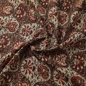Pedana Hand Block Print Natural Dyed Cotton Kalamkari Fabric 05