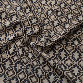 Pedana Hand Block Print Natural Dyed Cotton Kalamkari Fabric 06