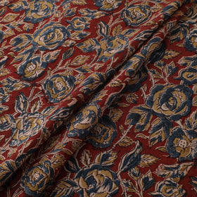 Pedana Hand Block Print Natural Dyed Cotton Kalamkari Fabric 18