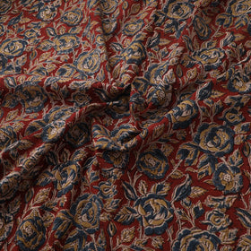 Pedana Hand Block Print Natural Dyed Cotton Kalamkari Fabric 18