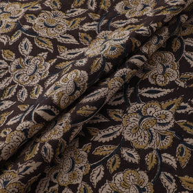 Pedana Hand Block Print Natural Dyed Cotton Kalamkari Fabric 21