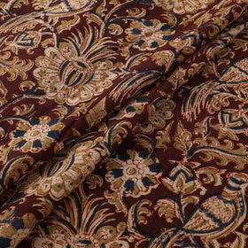 Pedana Hand Block Print Natural Dyed Cotton Kalamkari Fabric 24