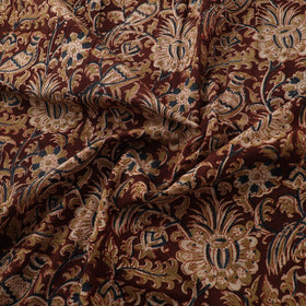Pedana Hand Block Print Natural Dyed Cotton Kalamkari Fabric 24