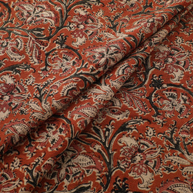 Pedana Hand Block Print Natural Dyed Cotton Kalamkari Fabric 31