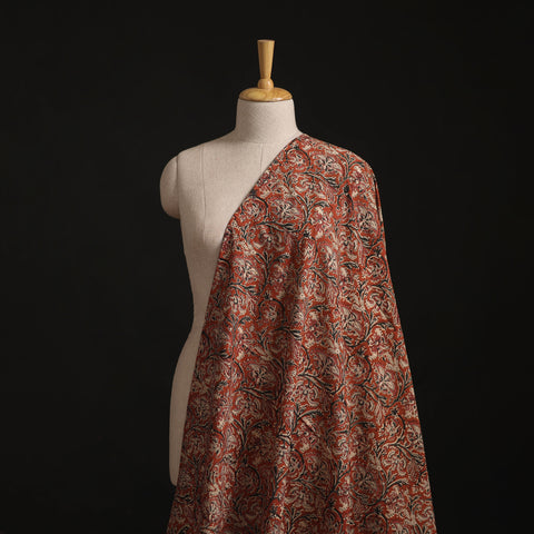 Pedana Hand Block Print Natural Dyed Cotton Kalamkari Fabric 31