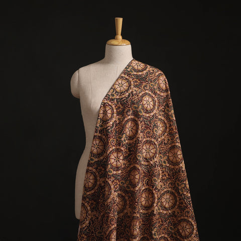 Pedana Hand Block Print Natural Dyed Cotton Kalamkari Fabric 29