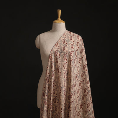 Pedana Hand Block Print Natural Dyed Cotton Kalamkari Fabric 25