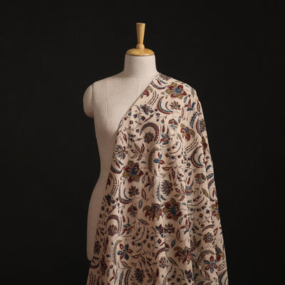 Pedana Hand Block Print Natural Dyed Cotton Kalamkari Fabric 20