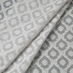  Pure Banarasi Handwoven Cutwork Buti Cotton Fabric Online at iTokri.com