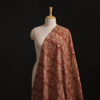 Pedana Hand Block Print Natural Dyed Cotton Kalamkari Fabric 13