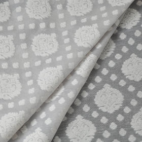  Pure Banarasi Handwoven Cutwork Buti Cotton Fabric 