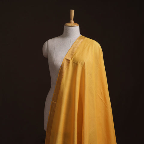 Handloom Mangalagiri Cotton Fabric with Nizam Zari Border 02