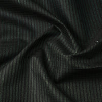 Dark Green - Vidarbha Tussar Silk Checks Handloom Fabric