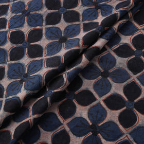 Kutch Hand Block Ajrakh Print Natural Dyed Cotton Fabric 05