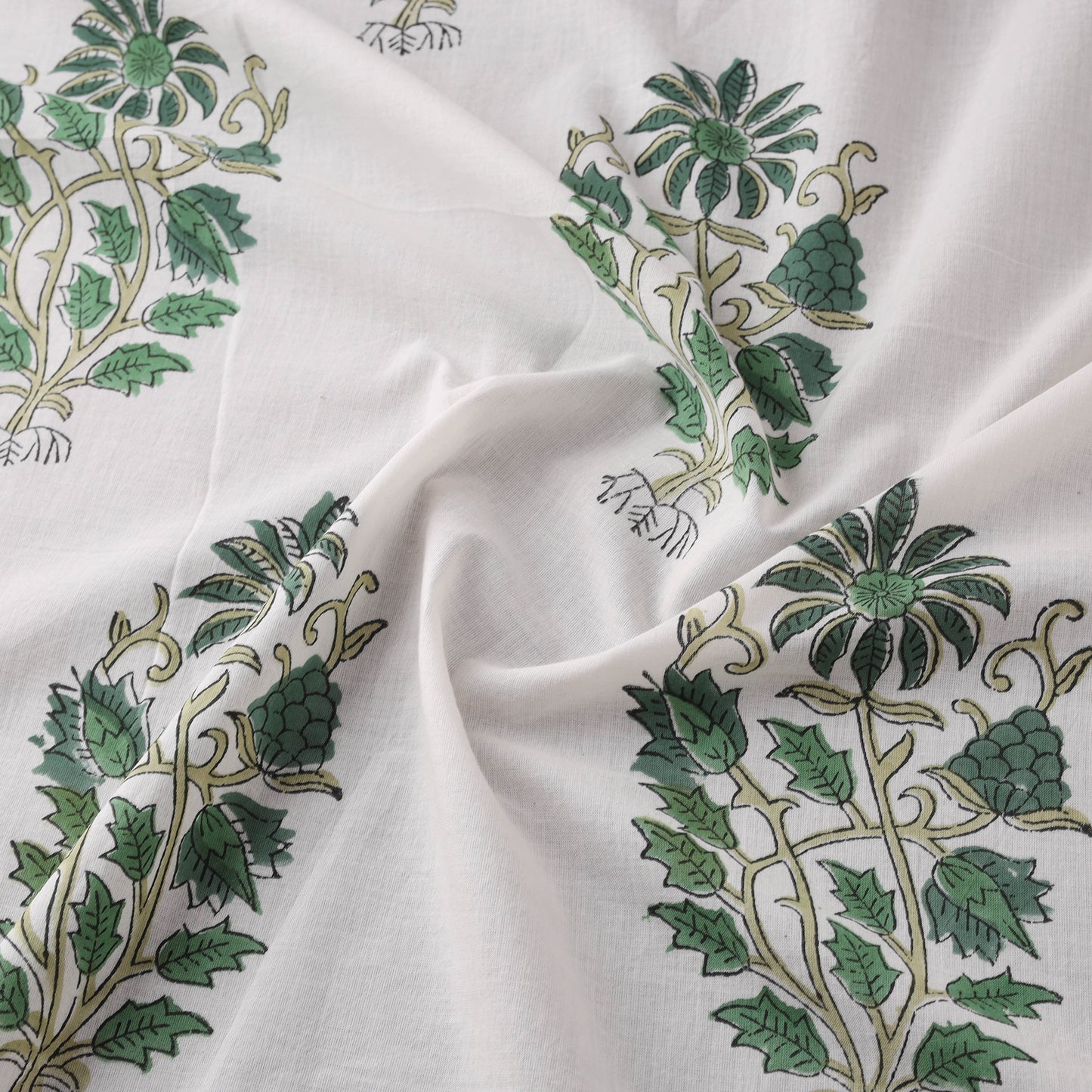 Sanganeri Hand Block Print Cotton Fabric 15