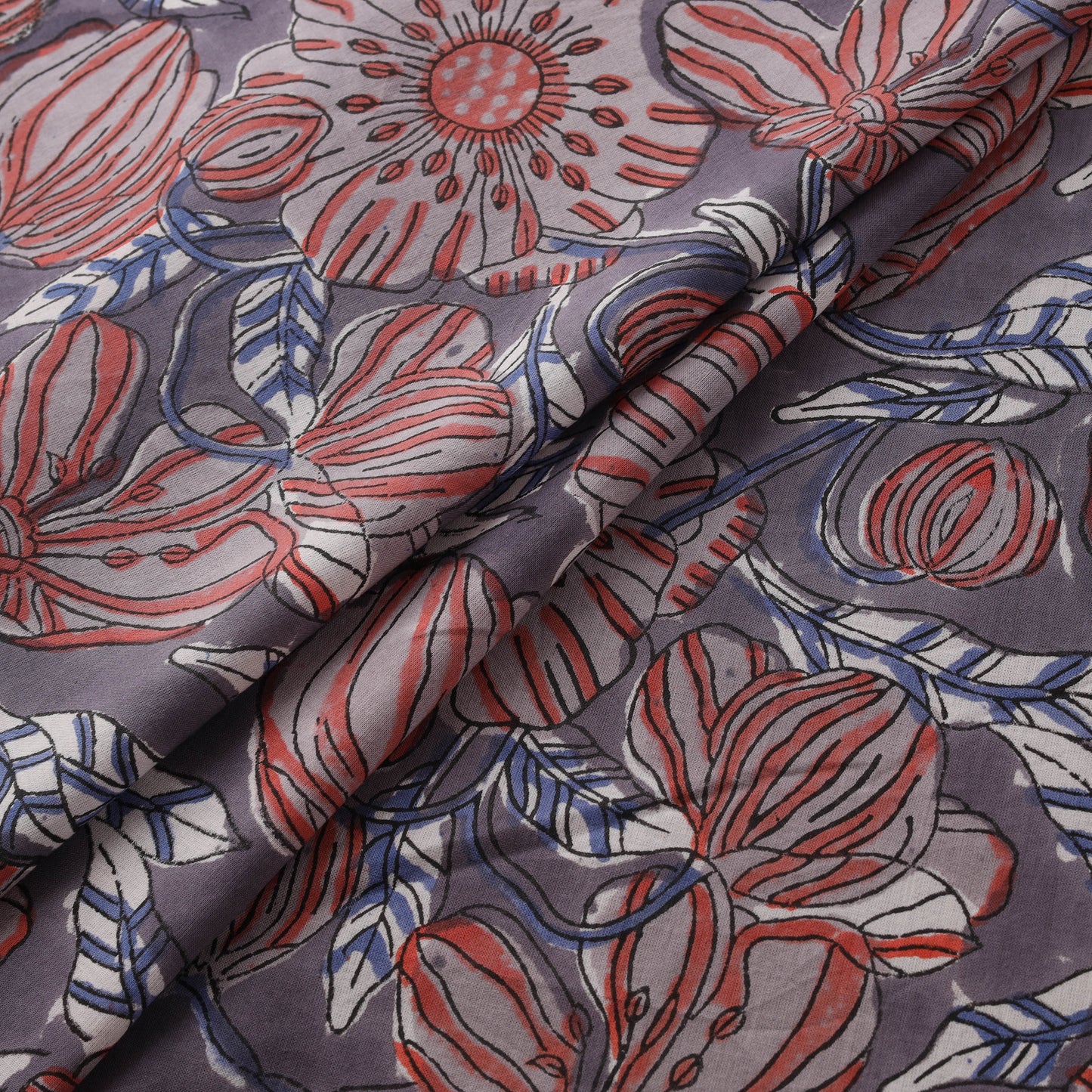 Sanganeri Hand Block Print Cotton Fabric 16