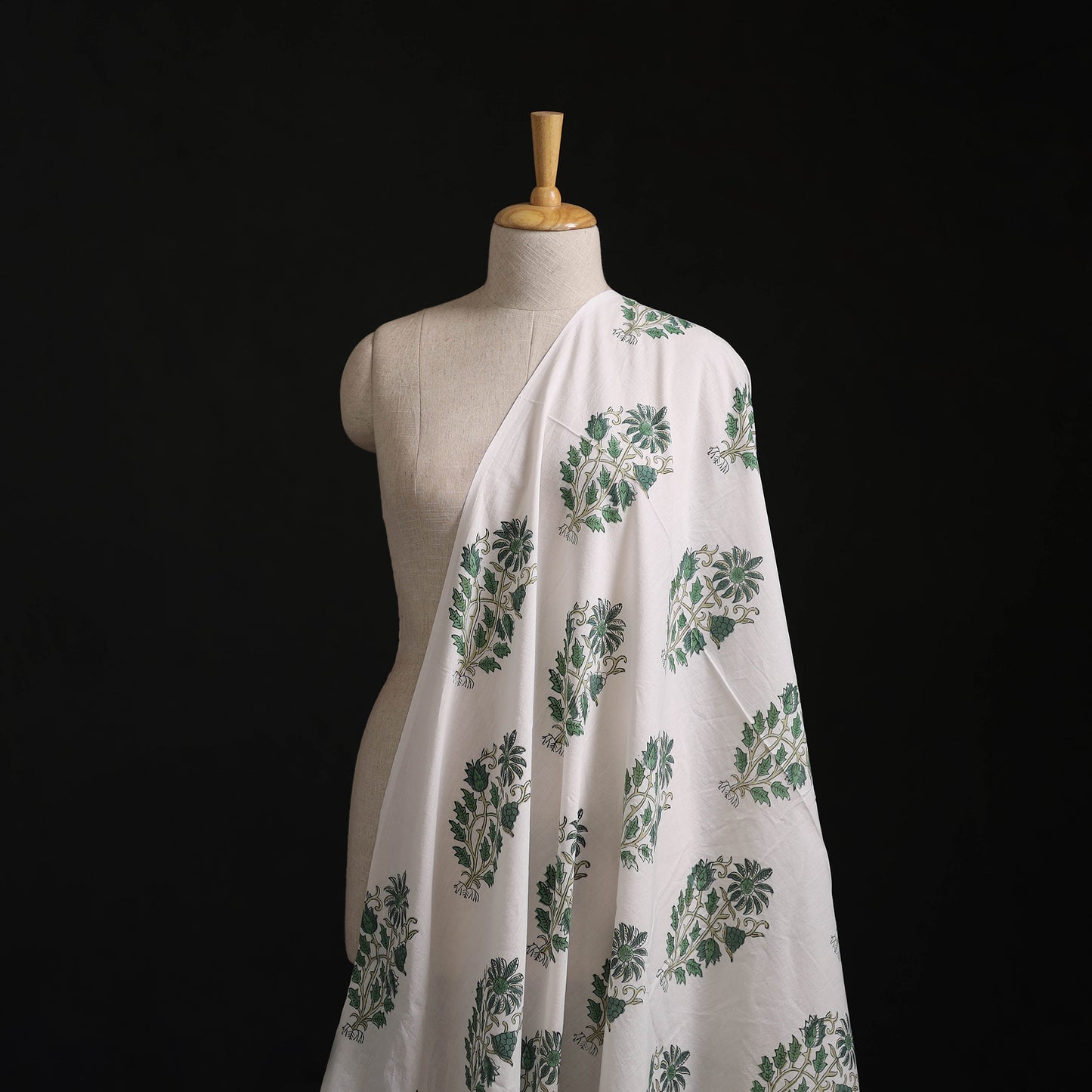 Sanganeri Hand Block Print Cotton Fabric 15