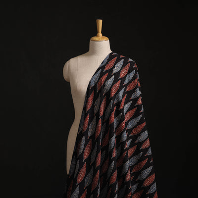 Kutch Hand Block Ajrakh Print Natural Dyed Cotton Fabric 53