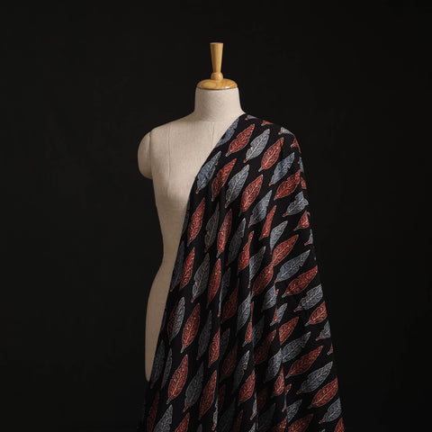 Kutch Hand Block Ajrakh Print Natural Dyed Cotton Fabric 53
