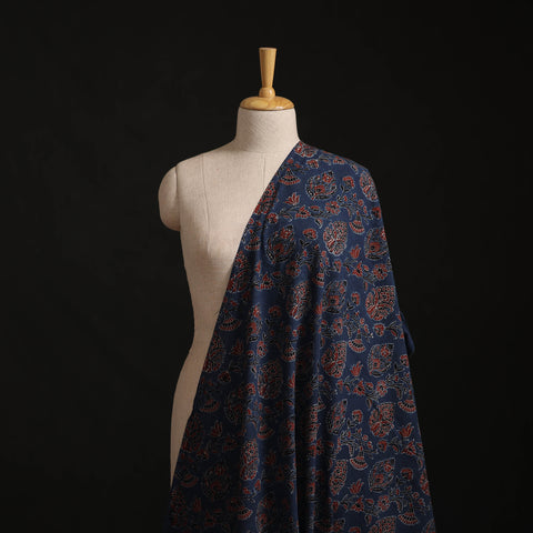 Kutch Hand Block Ajrakh Print Natural Dyed Cotton Fabric 45