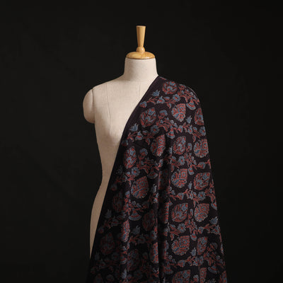 Kutch Hand Block Ajrakh Print Natural Dyed Cotton Fabric 41