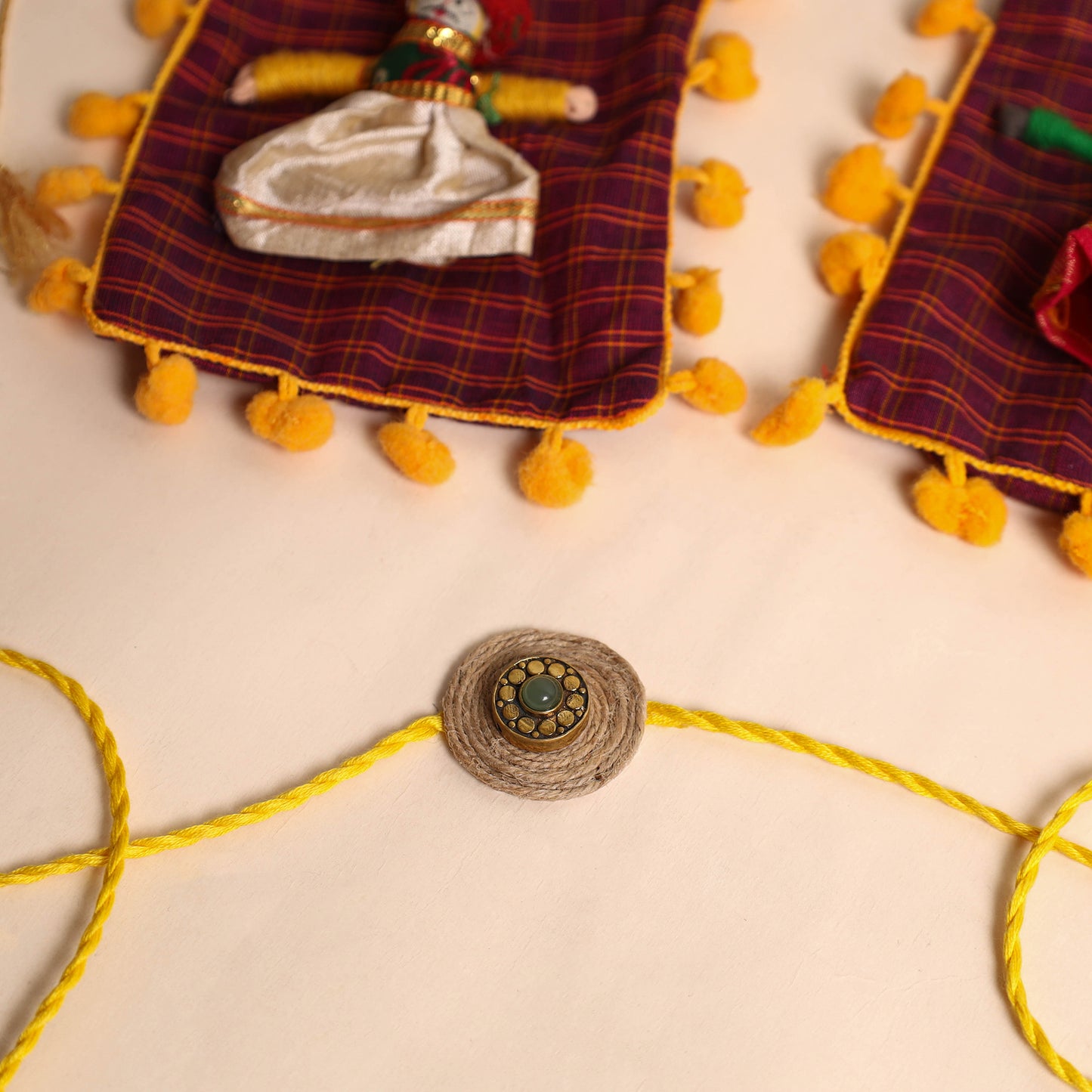  Handmade GS Jute Rakhi (Set of 2)