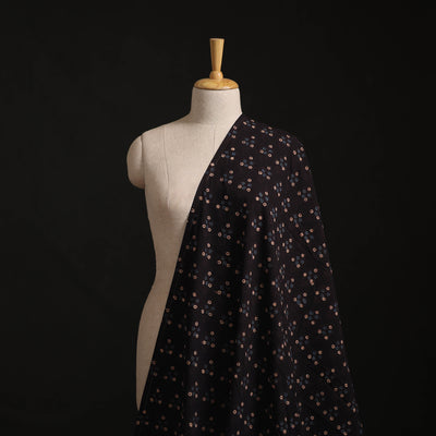 Kutch Hand Block Ajrakh Print Natural Dyed Cotton Fabric 30
