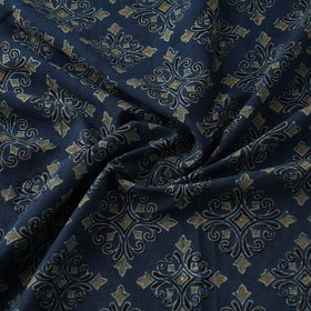 Kutch Hand Block Ajrakh Print Natural Dyed Cotton Fabric 26