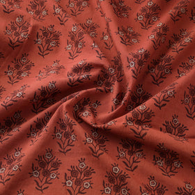 Kutch Hand Block Ajrakh Print Natural Dyed Cotton Fabric 29