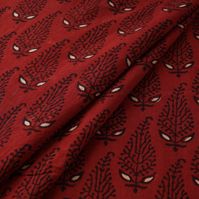Kutch Hand Block Ajrakh Print Natural Dyed Cotton Fabric 31