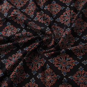 Kutch Hand Block Ajrakh Print Natural Dyed Cotton Fabric 38