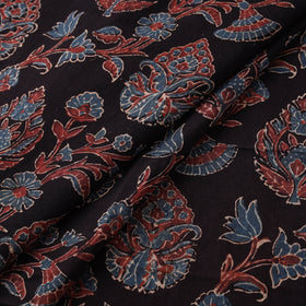 Kutch Hand Block Ajrakh Print Natural Dyed Cotton Fabric 41