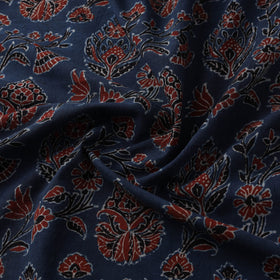 Kutch Hand Block Ajrakh Print Natural Dyed Cotton Fabric 45