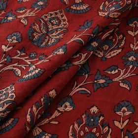 Kutch Hand Block Ajrakh Print Natural Dyed Cotton Fabric 47