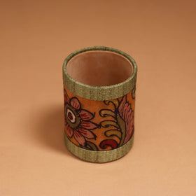 Natural Dyed Handpainted Kalamkari Pen Stand 01
