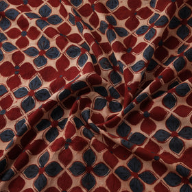 Kutch Hand Block Ajrakh Print Natural Dyed Cotton Fabric 50