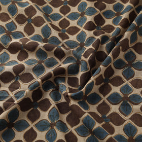 Kutch Hand Block Ajrakh Print Natural Dyed Cotton Fabric 48