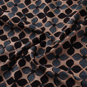 Kutch Hand Block Ajrakh Print Natural Dyed Cotton Fabric 49
