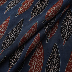 Kutch Hand Block Ajrakh Print Natural Dyed Cotton Fabric 51