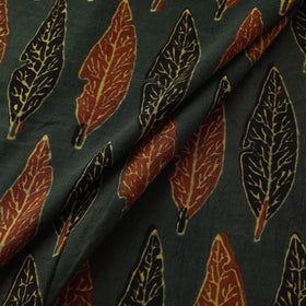 Kutch Hand Block Ajrakh Print Natural Dyed Cotton Fabric 52