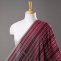 Purple - sambalpuri ikat weaving cotton fabric - handcrafted