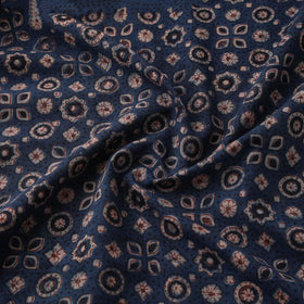 Kutch Hand Block Ajrakh Print Natural Dyed Cotton Fabric 58