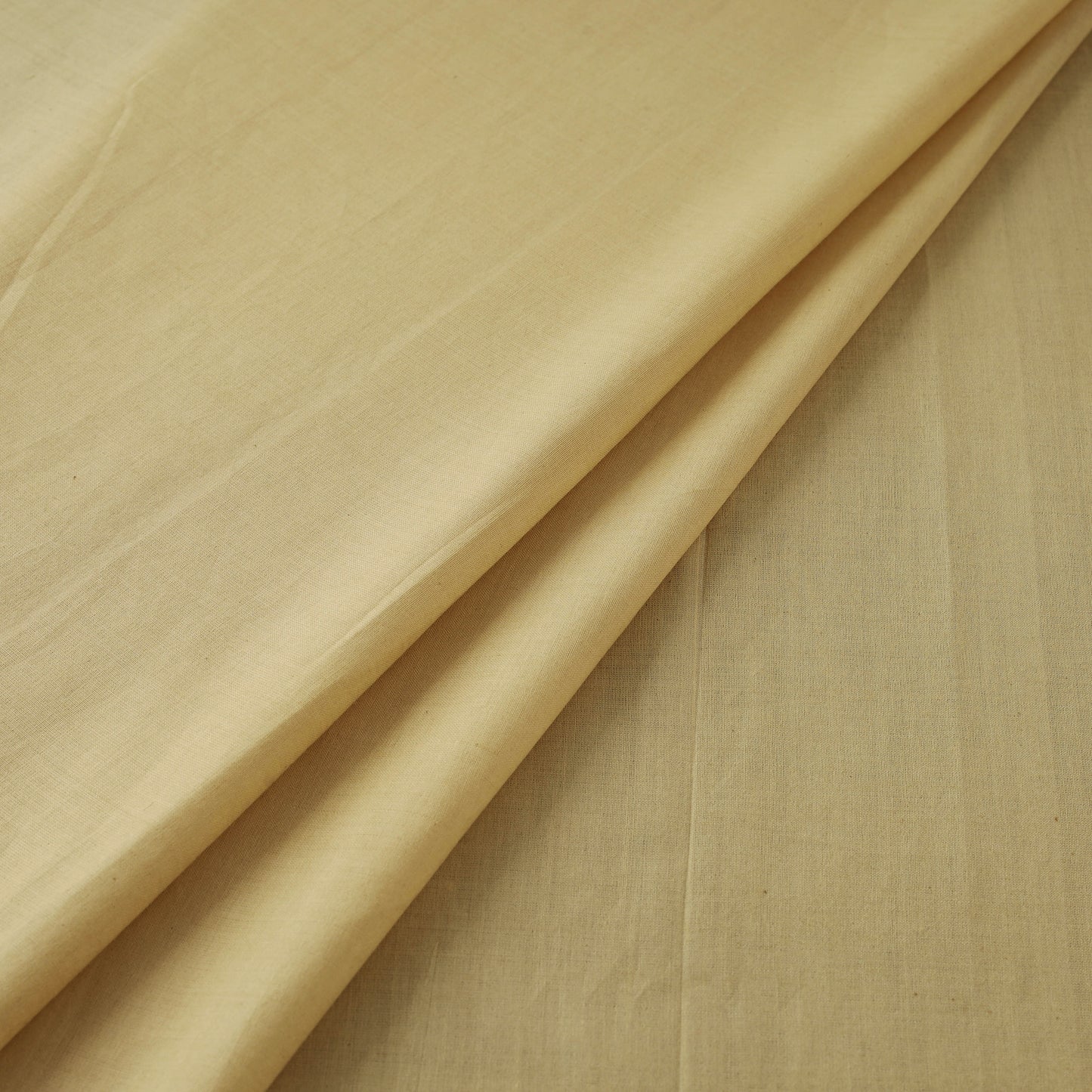 Yellow - Turmeric Balaramapuram Handloom Organic Cotton Fabric 01