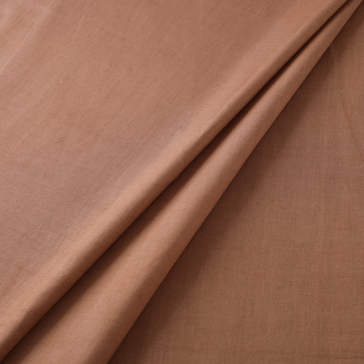 Brown - Vetiver Balaramapuram Handloom Organic Cotton Fabric 03