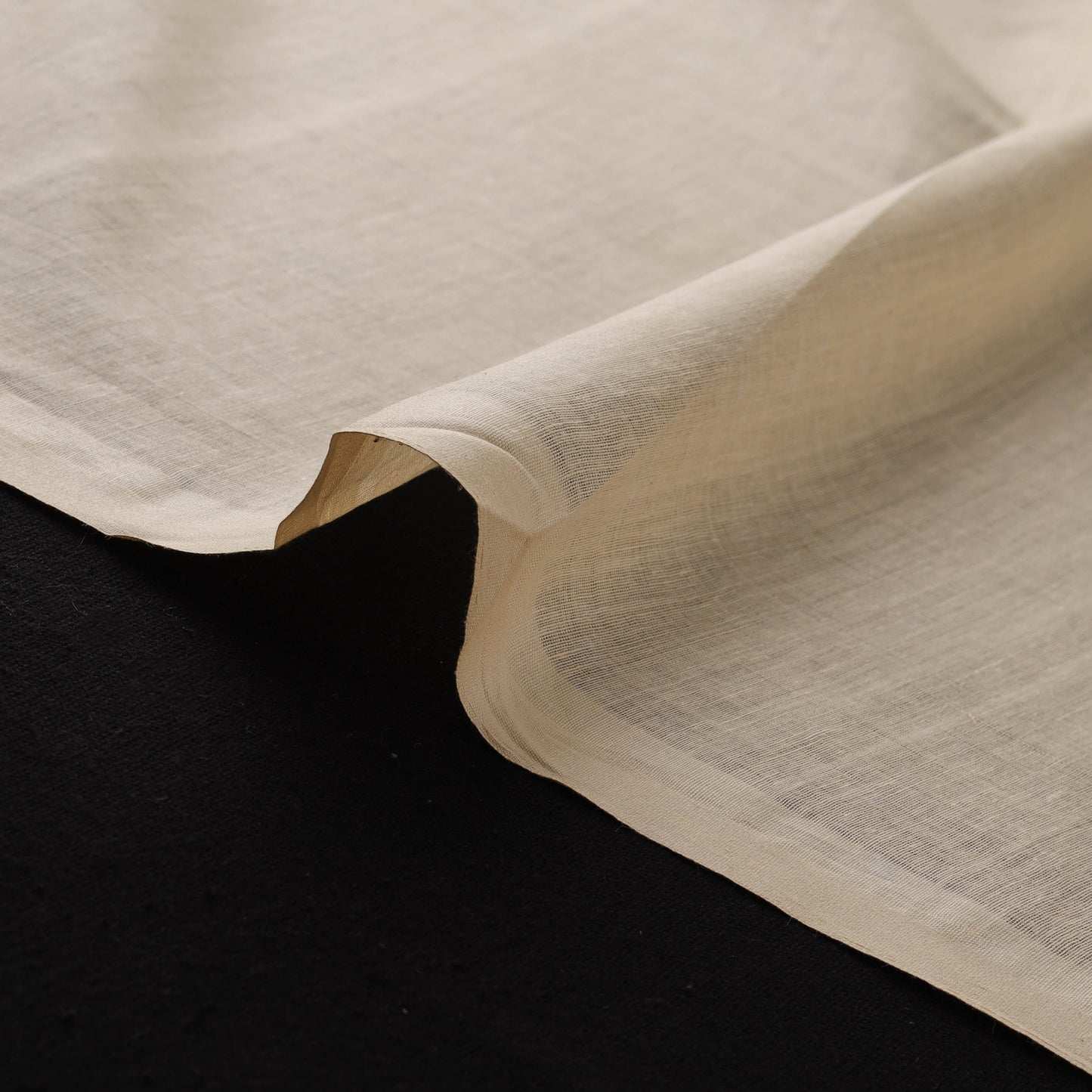 Beige - Neem Balaramapuram Handloom Organic Cotton Fabric 05