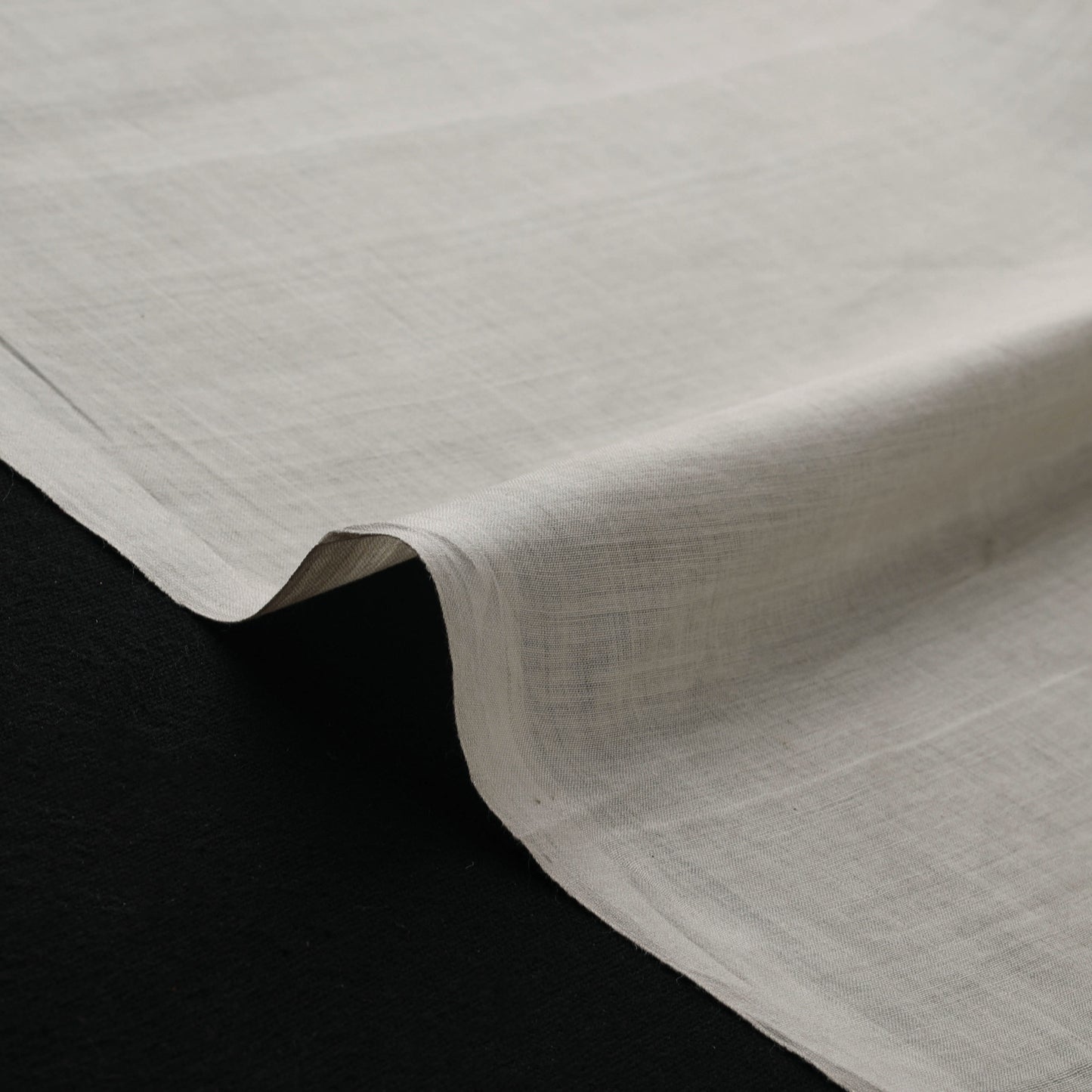 Grey - Vembadam Balaramapuram Handloom Organic Cotton Fabric 06