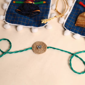  Handmade GS Jute Rakhi (Set of 2)