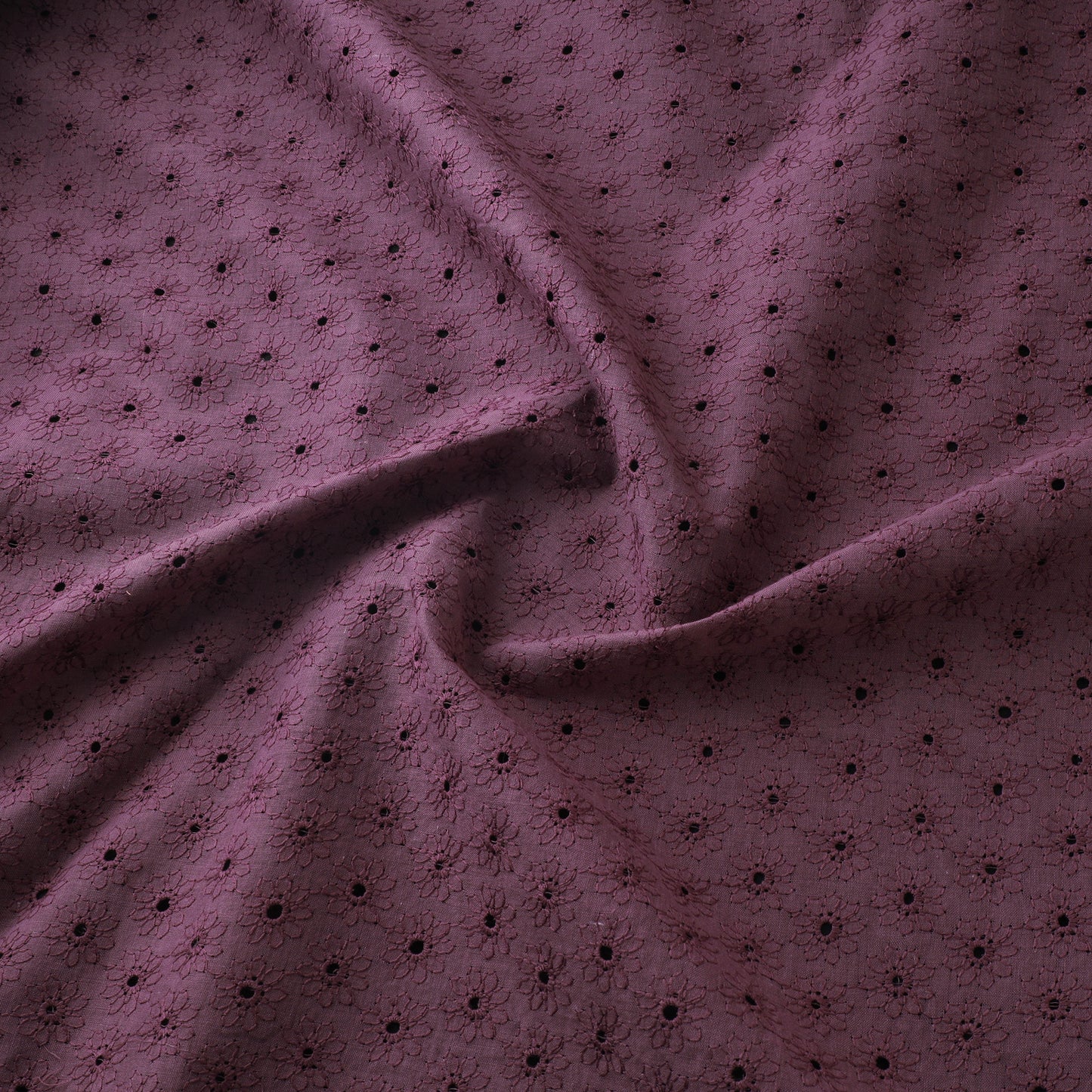 Floral Embroidered Cotton Hakoba Fabric 02